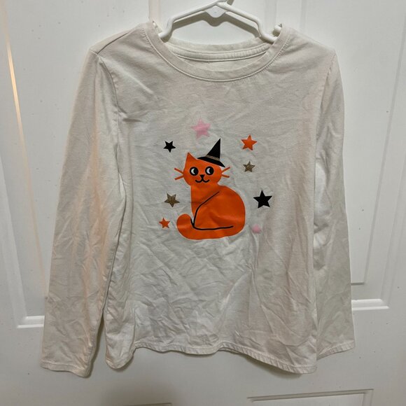 Cat & Jack Long Sleeve Shirt Girls Halloween Cat MUST BE BUNDLED, MARKED DOWN - Picture 1 of 4